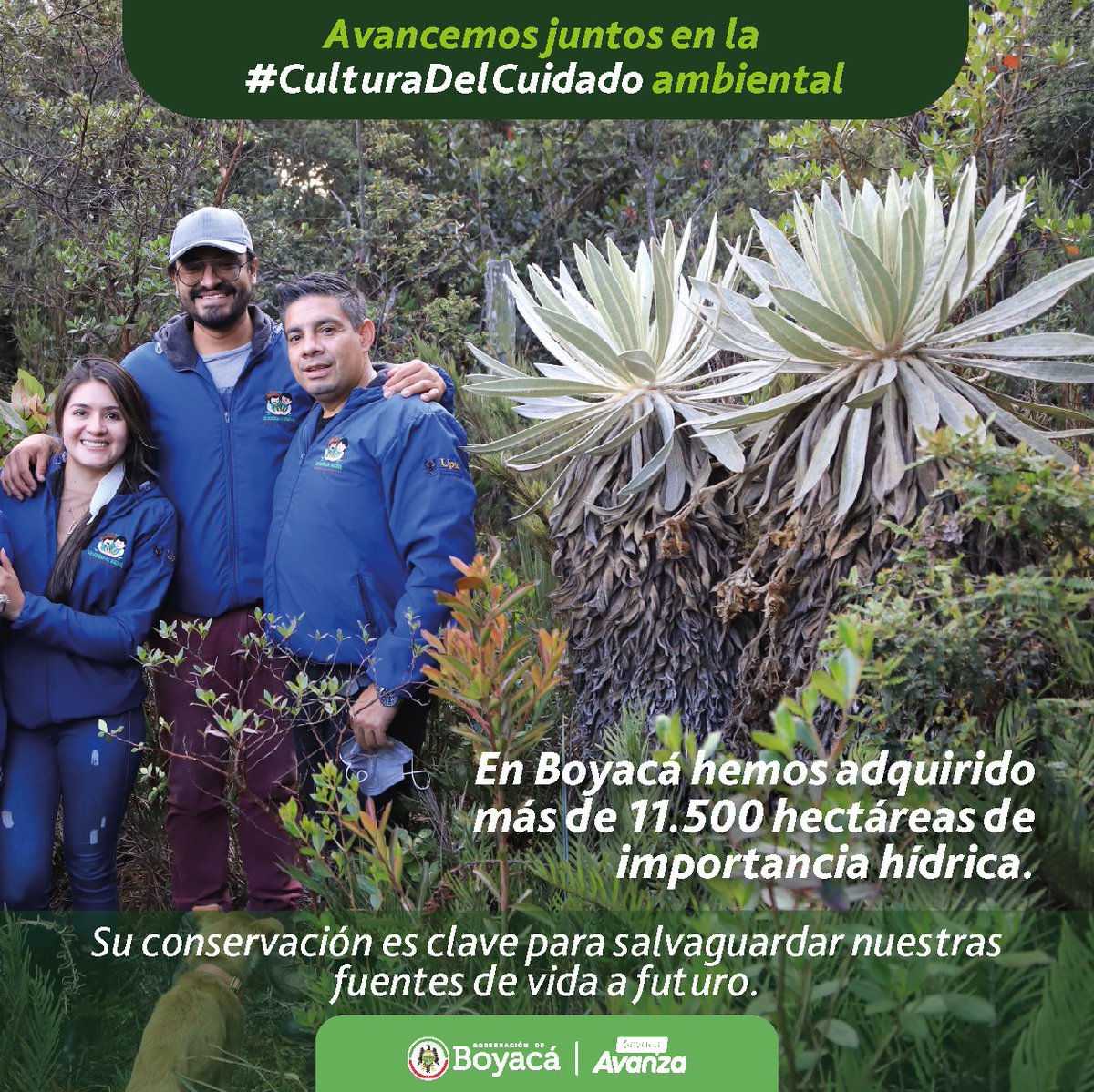 lasupersona's tweet photo. #Patrocinado En Boyacá hemos adquirido más de 11.500 hectáreas de importancia hídrica. 
Su conservación es clave para salvaguardar nuestras fuentes de vida a futuro. Avancemos juntos en la #CulturaDelCuidado ambiental https://t.co/ptM1XSnITd