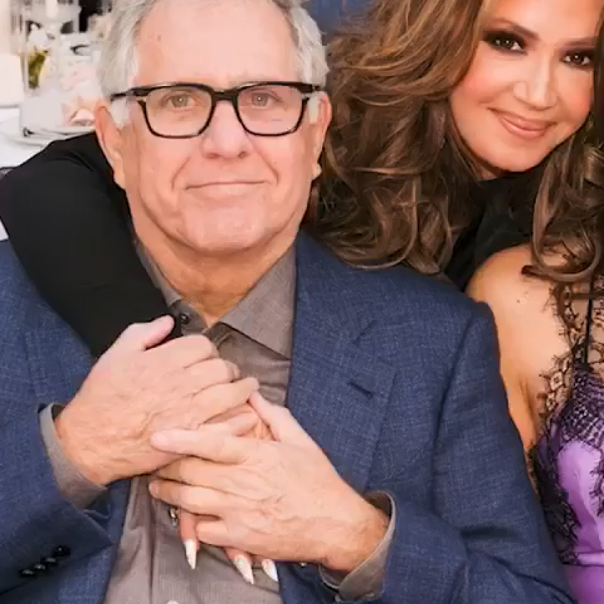 standmonitor's tweet photo. .@LeahRemini is the last female in Hollywood to support rapists and sexual predators. 

Here she is with Les Moonves, three years after he resigned from CBS in disgrace. https://t.co/YmZNDSviy6