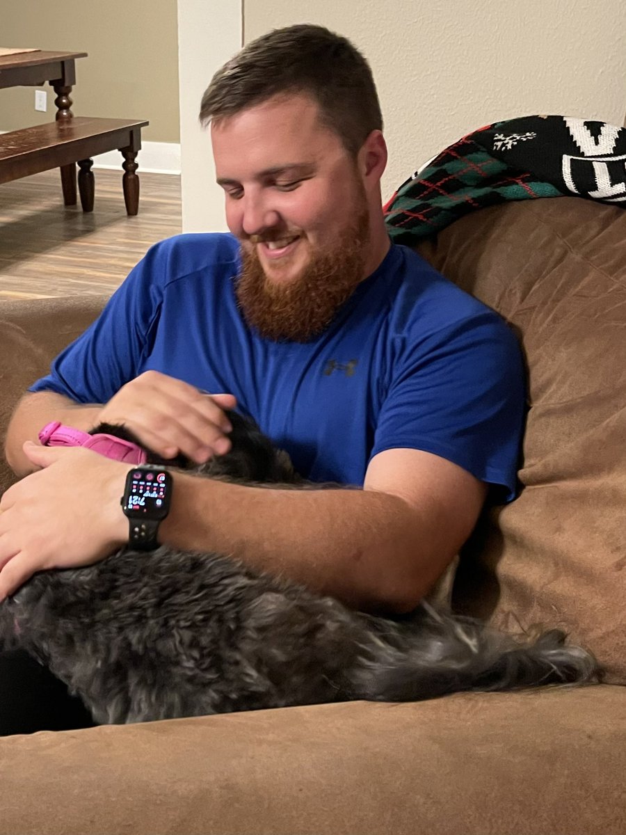 JamesDontTweet1's tweet photo. Don’t tell Lilly and Jedi. I love my doggies. But when I’m not home I’ll love on any little doggy I can find! But I’d never tweet about that! #DogGuy #NoCats #Lilly #Jedi https://t.co/QrFEqgpyMM