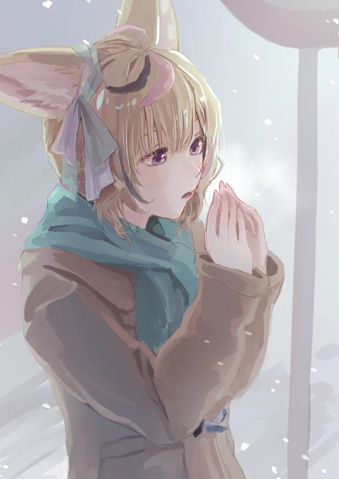 かじかむ#絵まる 
