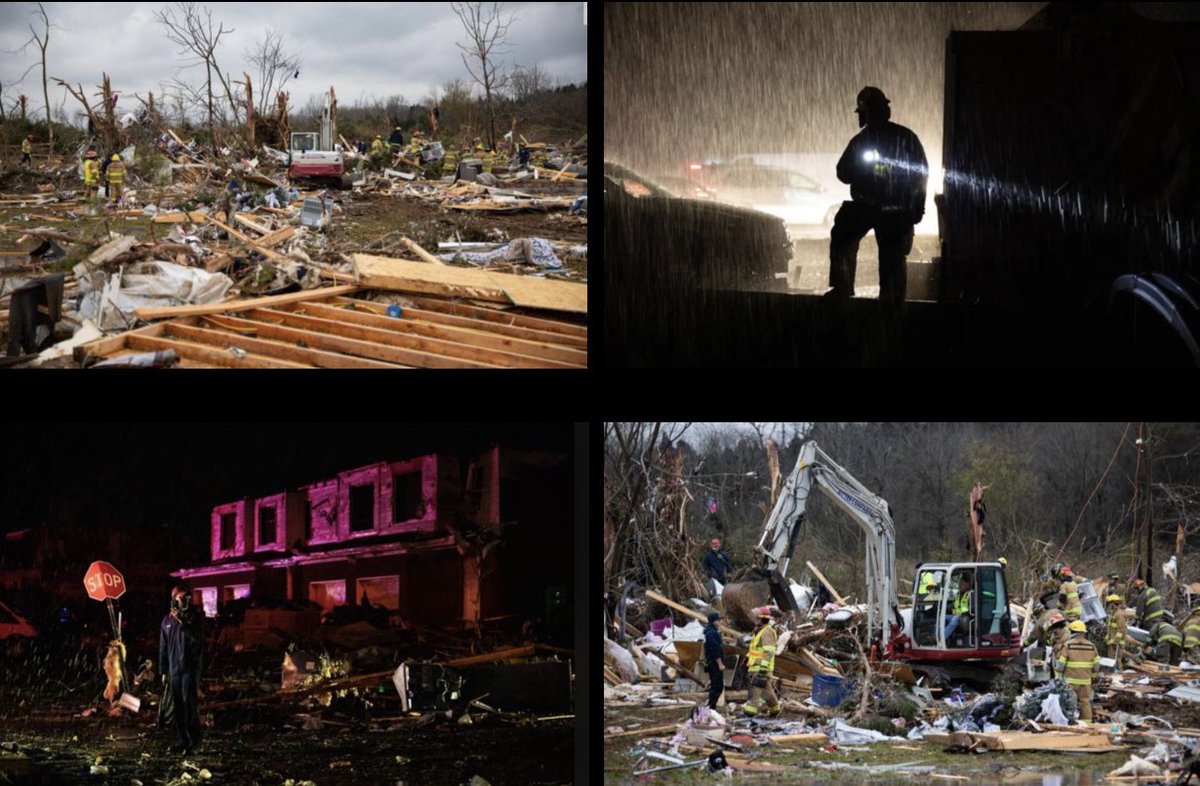 The night of December 10-11th, 2021. What’s left to say? A nightmare, in any essence. 17 lives lost. Irreplaceable.

Standing in the pouring rain at ground-zero, approximately 2am. Search & rescue in a frenzy. We watched, from afar, the epitome of servant leadership. #BGStrong