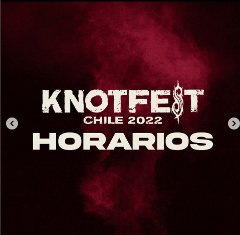 Nacion_Rock's tweet photo. Mañana es el día: @knotfestchile se realizará por primera vez en nuestro país y estos son los horarios actualizados. Se viene! 🔥🤘
#knotfest #knotfestchile #slipknot #pantera #bmth #mrbungle #trivium #judaspriest #sepultura #rama #weichafe #tenemosexplosivos https://t.co/XRDsiShCc2