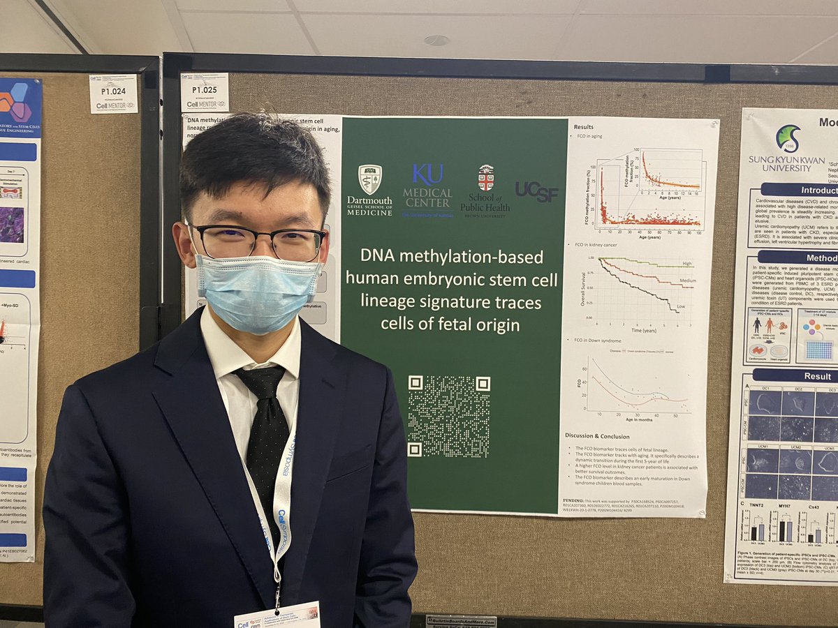 Ze Zhang (@zezhangzzz) on Twitter photo Representing <a href="/GeiselMed/">Geisel School of Medicine at Dartmouth</a> and Salas Lab <a href="/lsalas_epigenet/">Lucas Salas</a> at #CSStemCells22 with our research on using DNA methylation to trace cells of fetal origin! Representing <a href="/GeiselMed/">Geisel School of Medicine at Dartmouth</a> and Salas Lab <a href="/lsalas_epigenet/">Lucas Salas</a> at #CSStemCells22 with our research on using DNA methylation to trace cells of fetal origin!