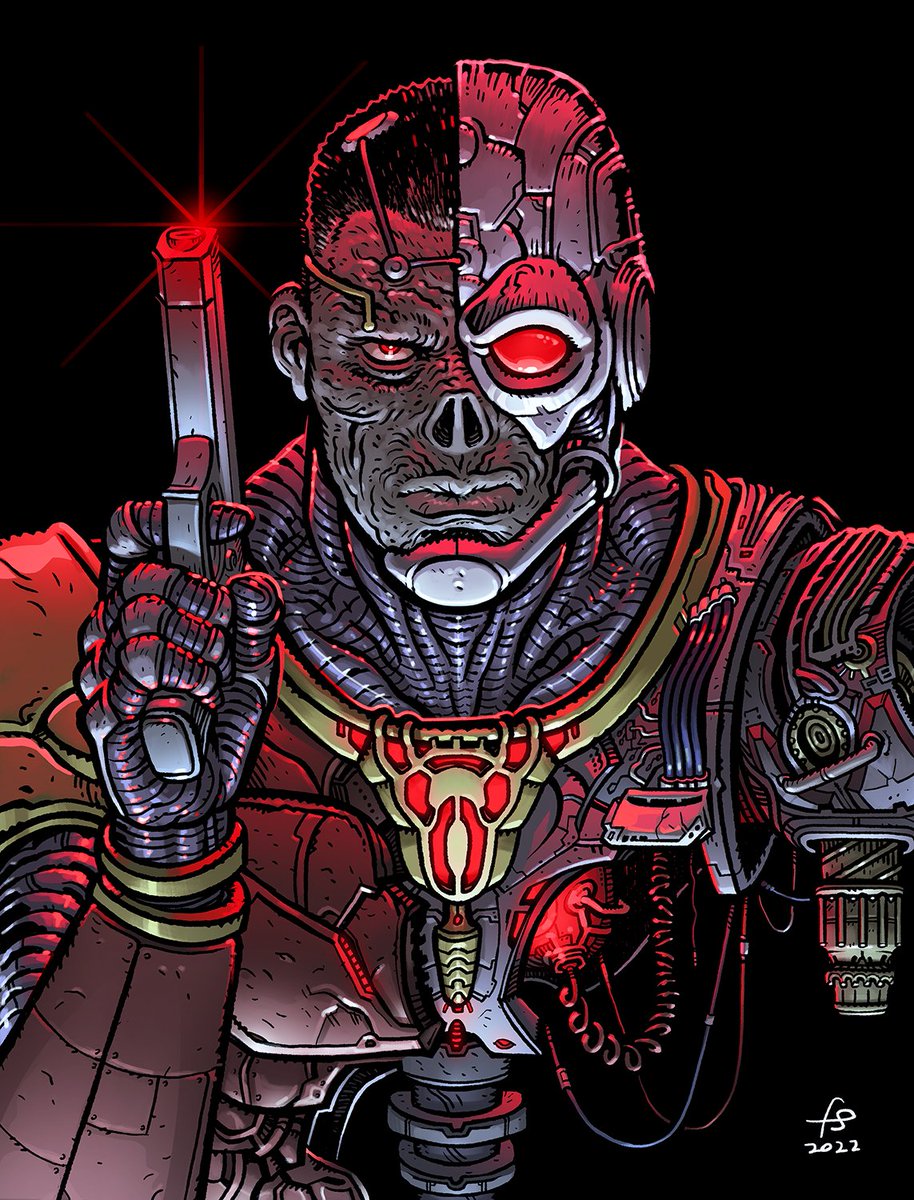 I finished my Deathlok illustration, check it out!