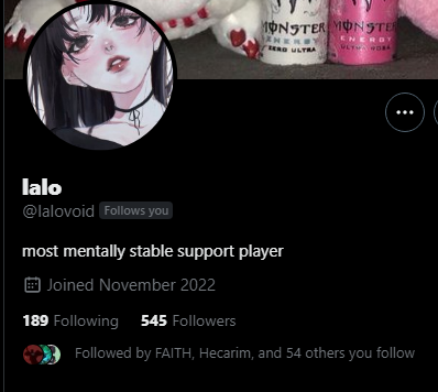 zac_gaming__'s tweet photo. Be man: *posts 300 million bangers a day* 
+100 followers

Be woman: *spawns 1 week in league twitter, posts pic* 
+500 followers

? https://t.co/i9iwqXdgmv