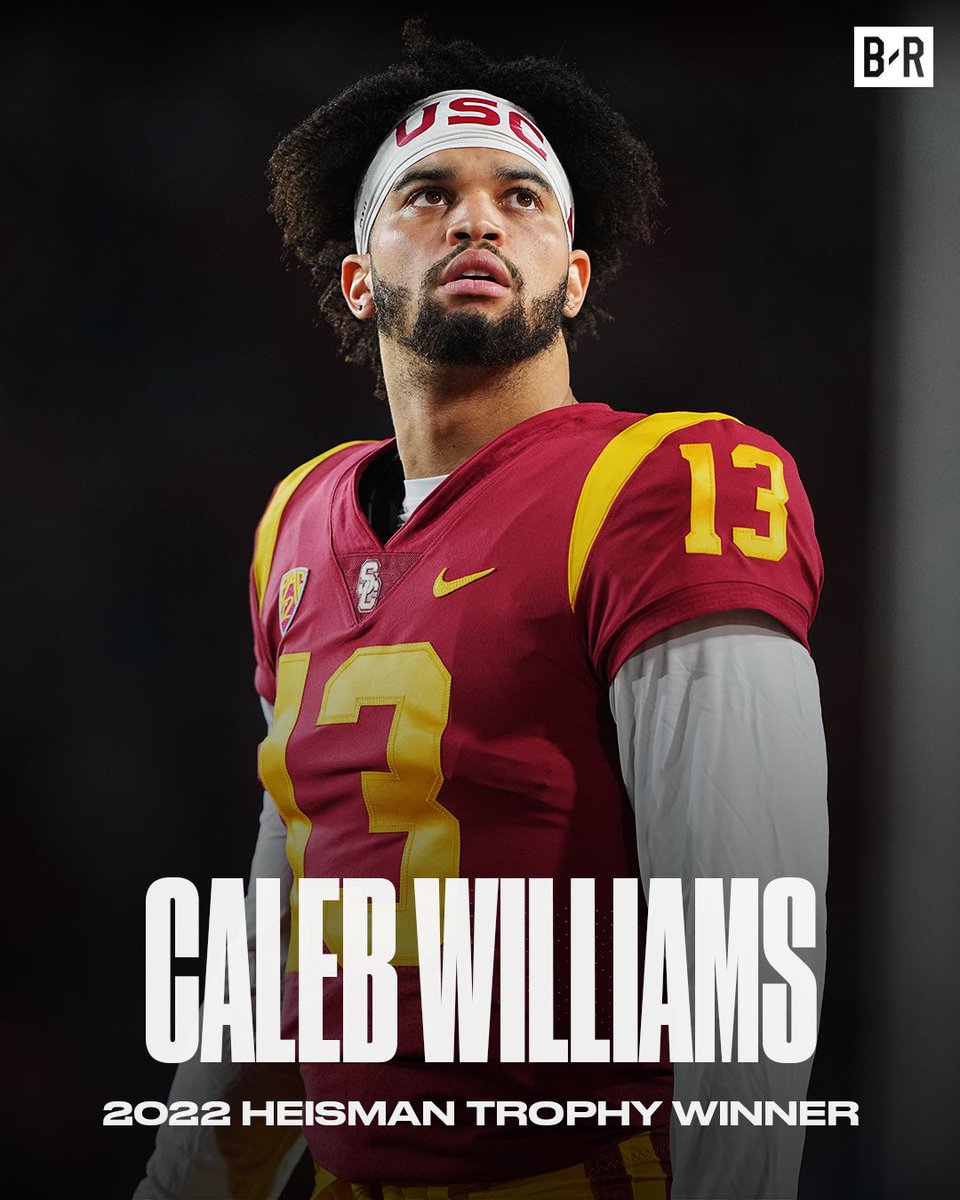 🏆 CALEB WILLIAMS MAKES HISTORY 🏆

Williams becomes USC’s first Heisman winner since 2005