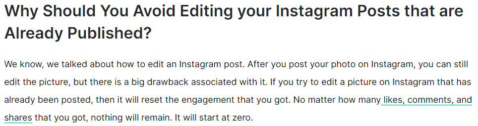 Techy_Trash's tweet photo. @notdowowes @Trashy_Tech @DancingMad3 @beetleg0ose holy shit...THIS is their evidence about how the insta posts were edited?!? This article just talks about photo editing and filters to make you posts look better, not rewriting history. It says AVOID editing your posts, because comments go away. https://t.co/71BaN7tV63 https://t.co/Yxlyr3EjXt