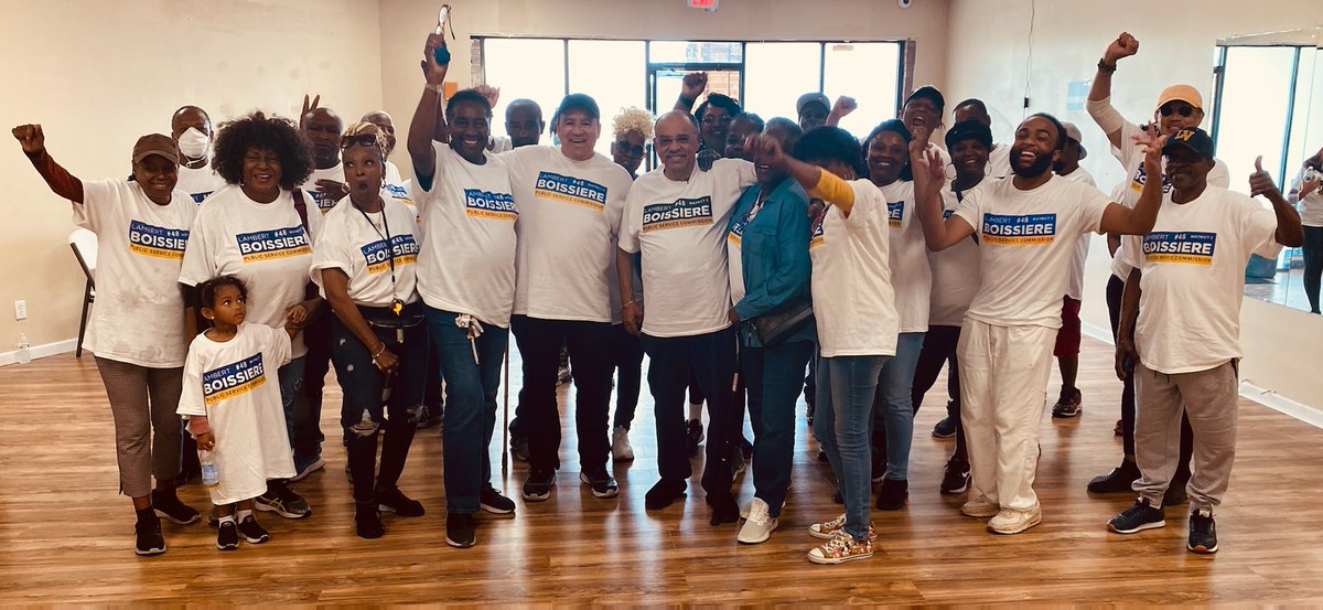 The polls are closed! Thank you to my family, team, volunteers, and everyone who voted. #TeamBoissiere