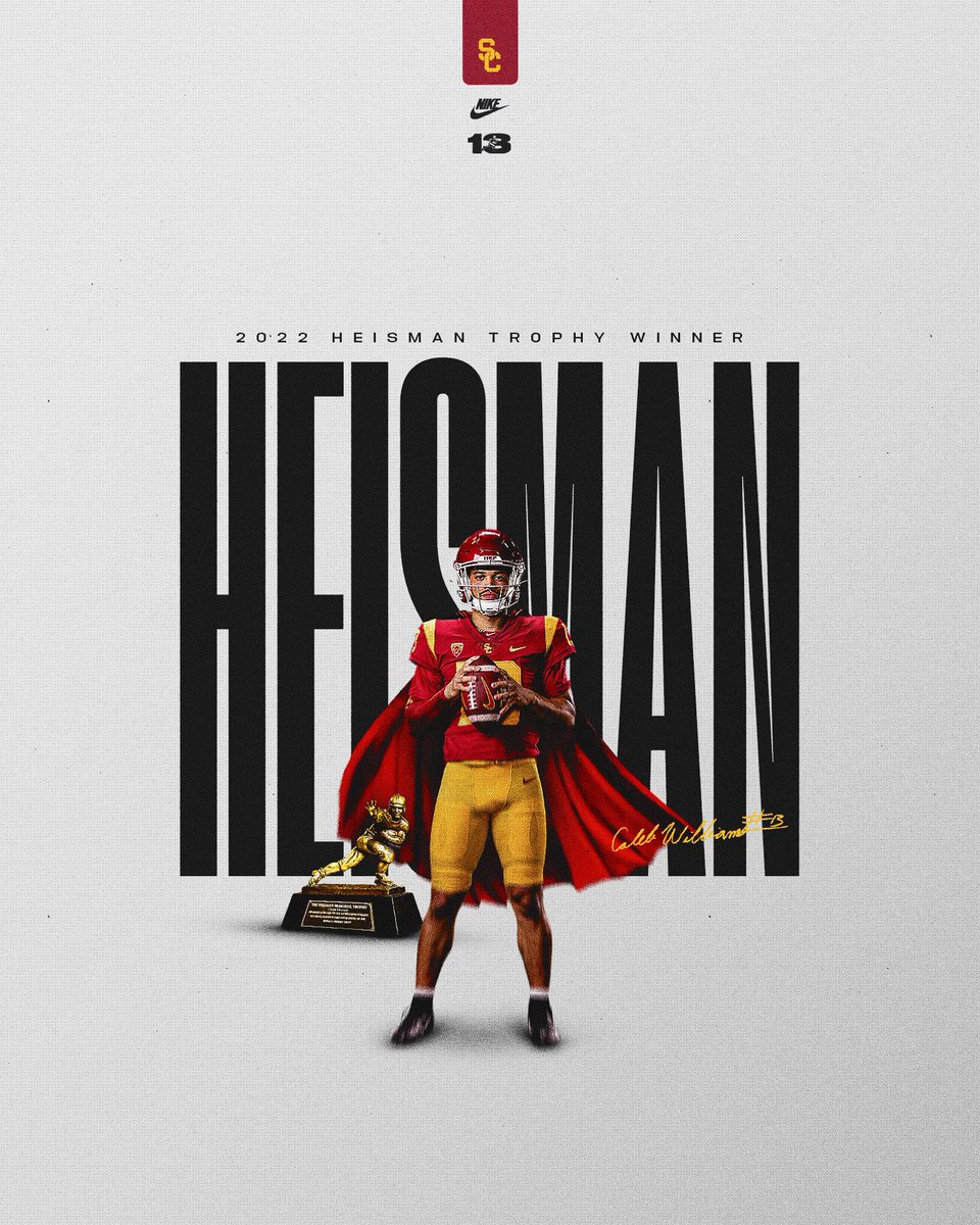 Superman. 
Heisman. 
Caleb Williams. 😤✌️

<a href="/HeismanTrophy/">The Heisman Trophy</a> • <a href="/CALEBcsw/">Caleb Williams</a>