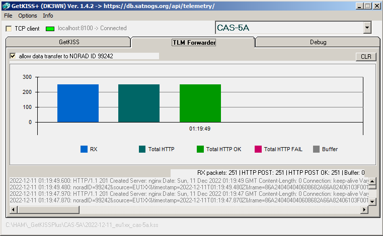 EU1SAT's tweet photo. CAS-5A RAW Telemetry
211+251 Frames uploaded to @SatNOGS DB
https://t.co/aFVnCg1o95
#AMSAT #CAMSAT #CAS_5 https://t.co/8nm9tBYG2b
