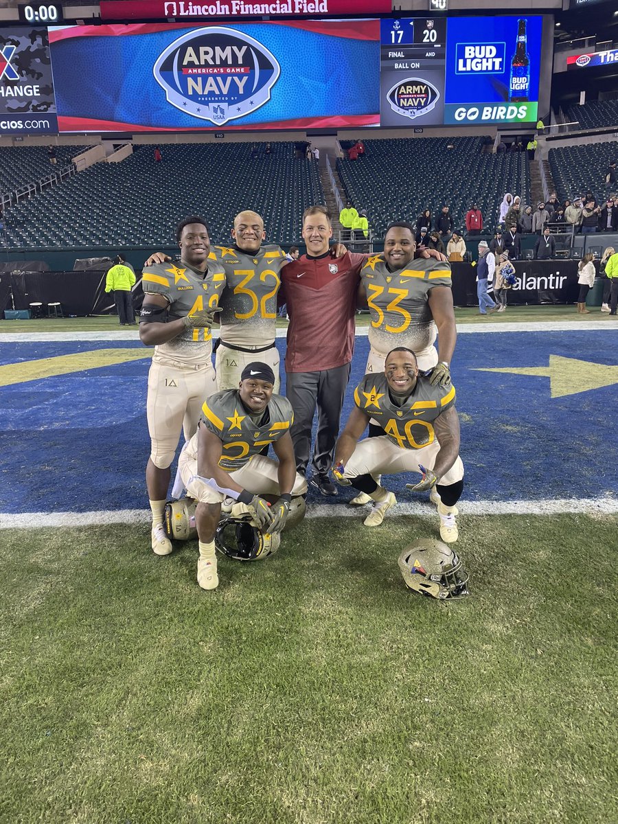 Incredibly proud of 🏴‍☠️The Brotherhood🏴‍☠️ and 
🇺🇸AMERICA’S BACKS🇺🇸! BEAT navy!!! ✅
