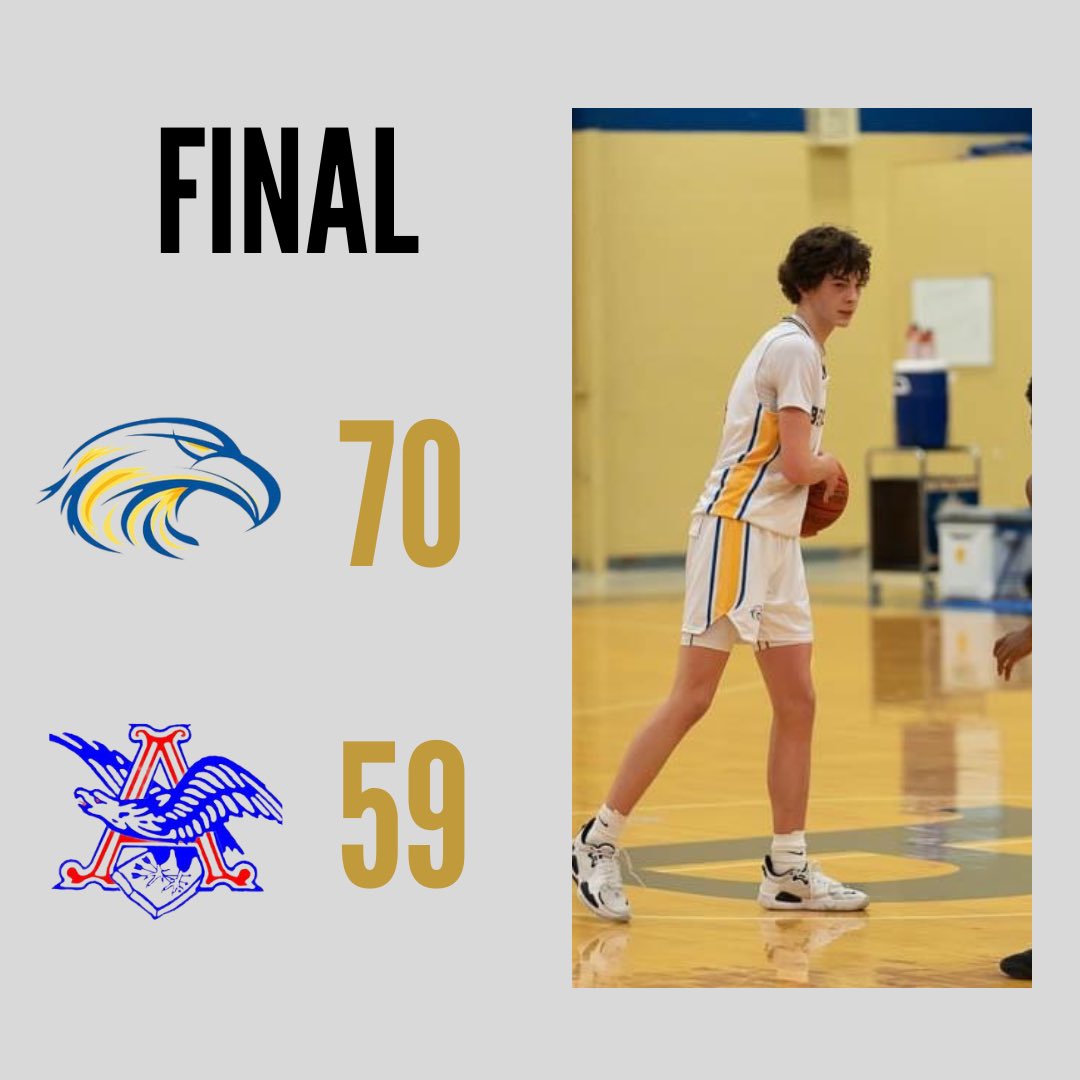 The Eagles overcame a sluggish start to improve to 4-1 on the season with a road win over Apollo. Nick Osborne led scoring with 18 and 6 asts. Nick Culver scored 16 with 7 rebs and Isaiah Ballard had 9 pts, 9 rebs, and 4 blks. The Eagles return home Tuesday against Anderson Co.