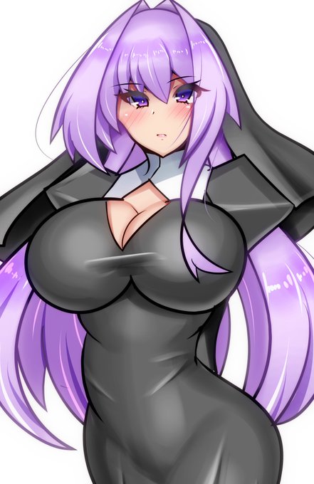 シスターメアを描きました。
ましろちゃん達の世界から数百年後の世界の謎のシスター(風の格好をした怪物退治屋

「黙って待つのは性に合わないの。カップ麺の3分すら私には苦よ。」 