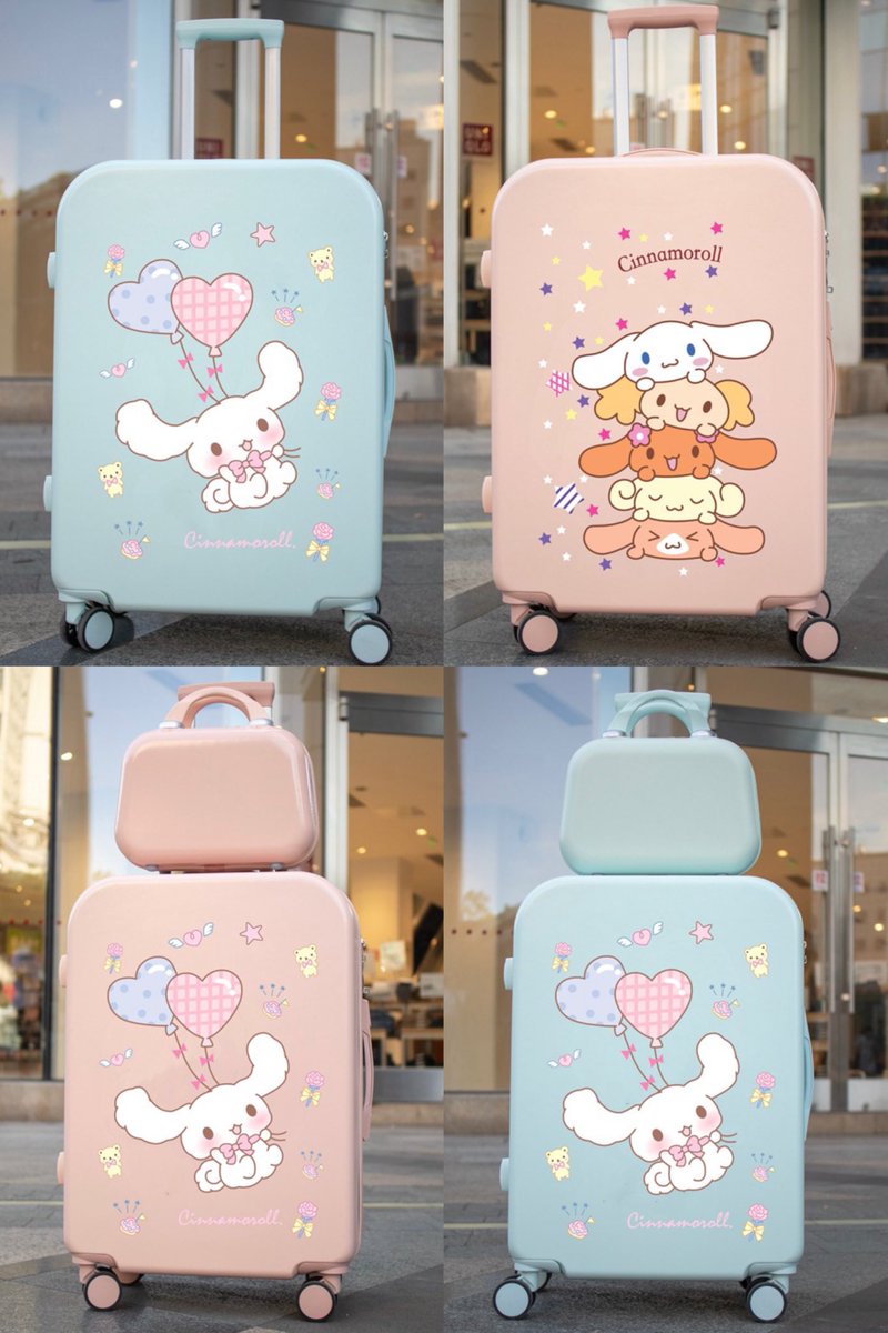 Hadtapans's tweet photo. Who said travel luggage couldn't be cute? 😭💗 https://t.co/wRh0mmmFSE