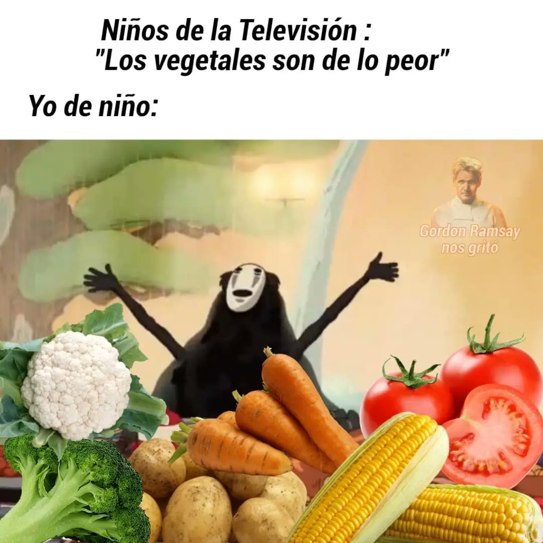 SrLuchoPortuano's tweet photo. ¿Ustedes de niños si comían sus vegetales? https://t.co/7msbfEEm3w