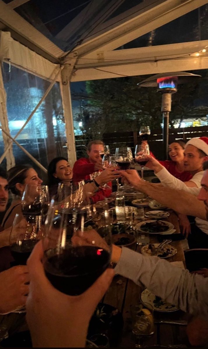 Conielle_'s tweet photo. New pic of Danielle &amp; Colin celebrating Estevan and Micheal engagement 🥂💗 https://t.co/9aYTeejGNZ