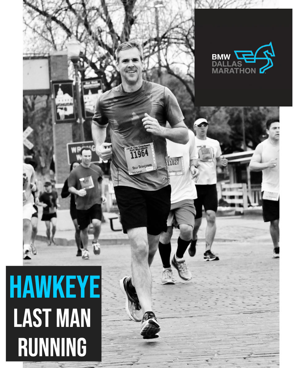 HawkeyeOnAir's tweet photo. Sunday, I will be raising funds for Scottish Rite Hospital for Children by being the honorary Last Man Running in the BMW Dallas Marathon.  I will start last and get a donation for every runner I pass.   Follow my progress here:  https://t.co/CruSXjL9eD https://t.co/GyZ23ORzBX