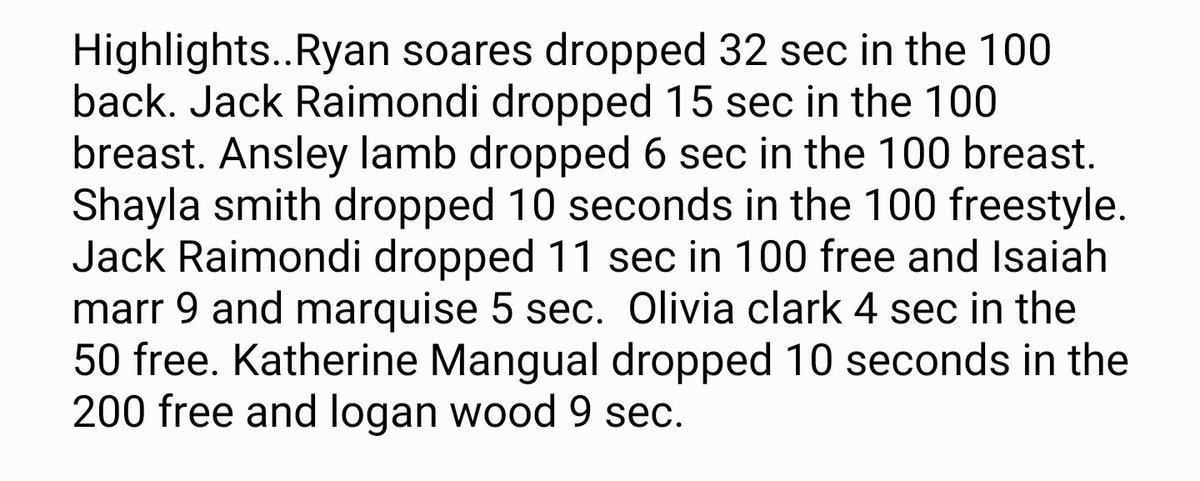 Great night for swimming.