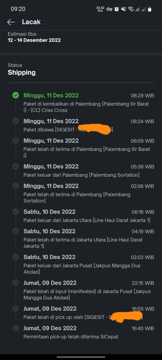 Hambar23's tweet photo. Setiap dapet @sicepat_ekspres ke alamat saya pasti salah gudang mulu 🤣 https://t.co/EO7LnDHi0c