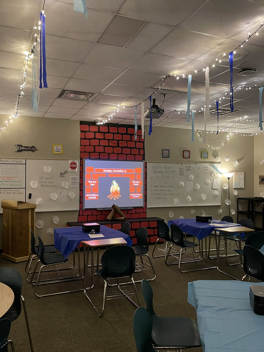 nvincent96's tweet photo. Engage your students!!! Monday is my first room transformation, the topic is slope!! 🤩🤩🤩 #epsleads #TransformingEducation #math https://t.co/5W579NtGA3