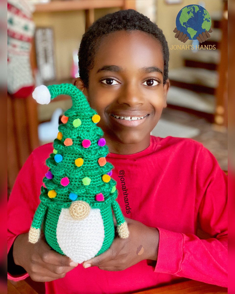 I #crochet my mom a #holiday #gnome every year. I like how this one turned out 🎄