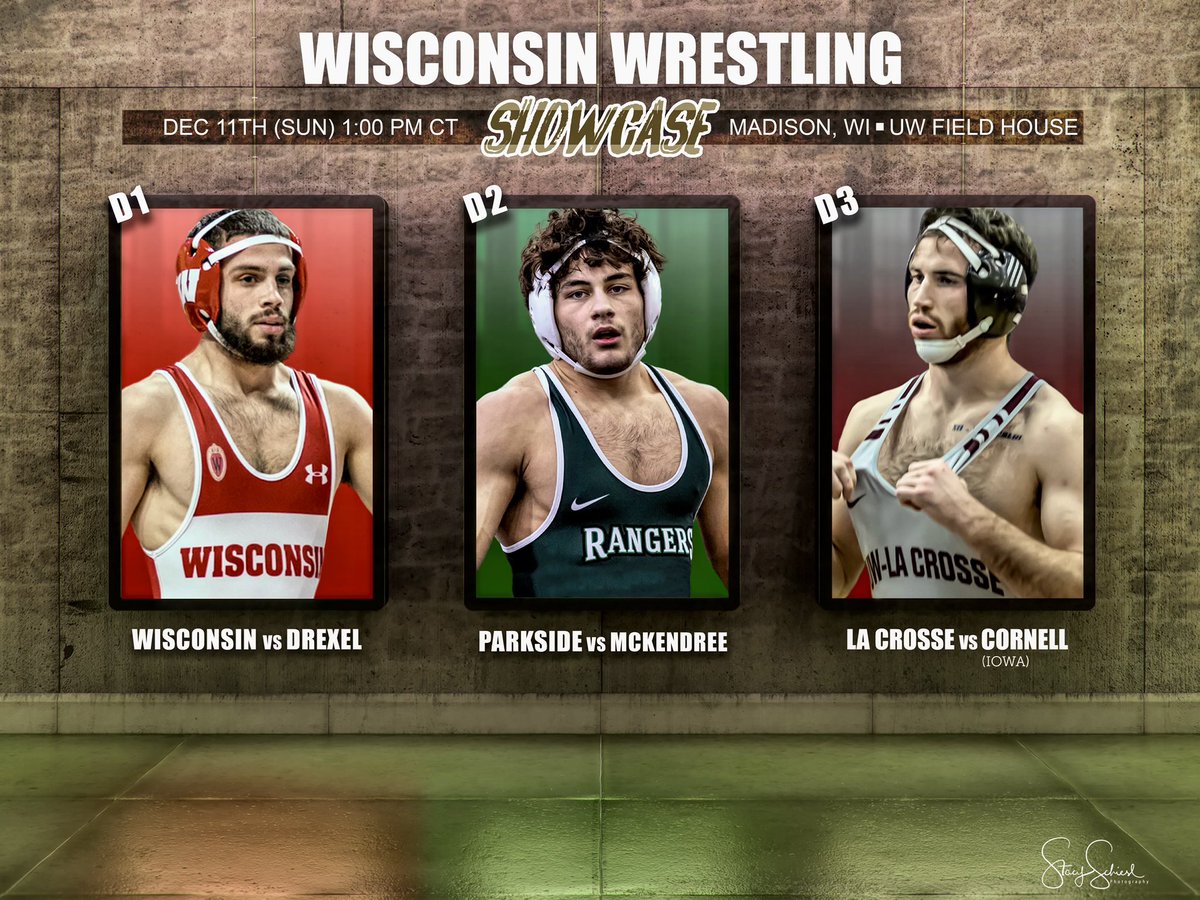 Tomorrow the Badgers, Rangers, and the Eagles will all compete side by side in the Wisconsin wrestling showcase! 

📸- <a href="/ssphoto_design/">Stacy Schiesl</a>