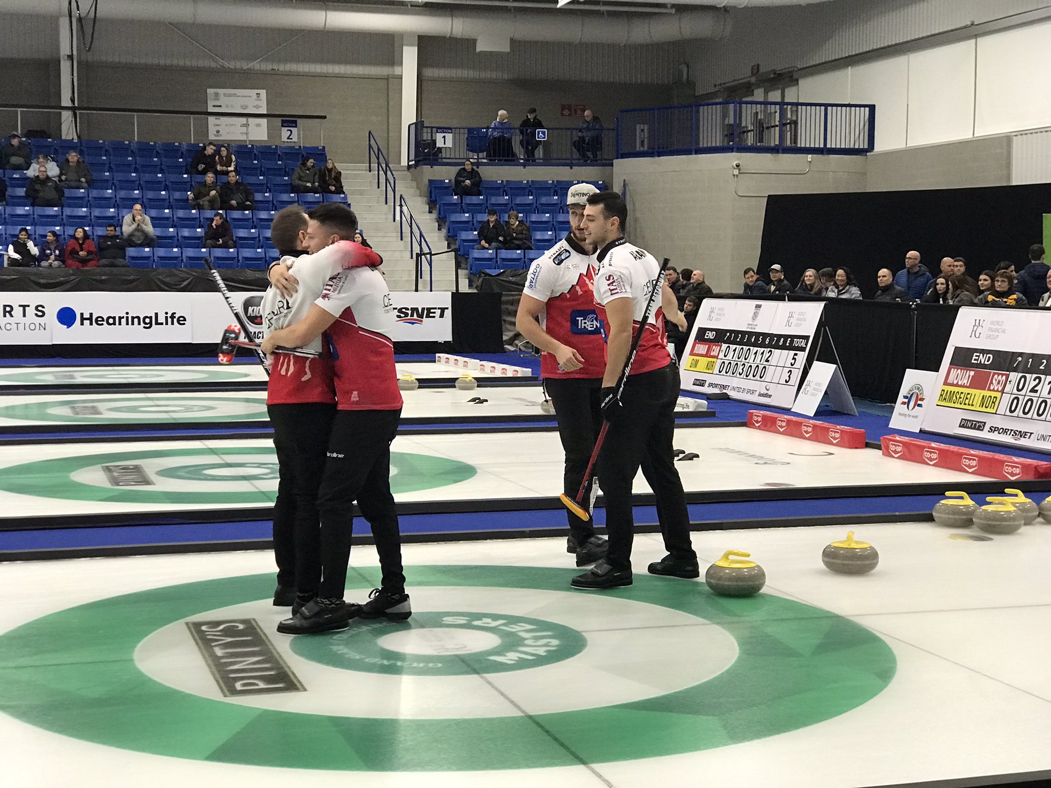 Pinty's Grand Slam of Curling on Twitter "Forza! JoelRetornaz only