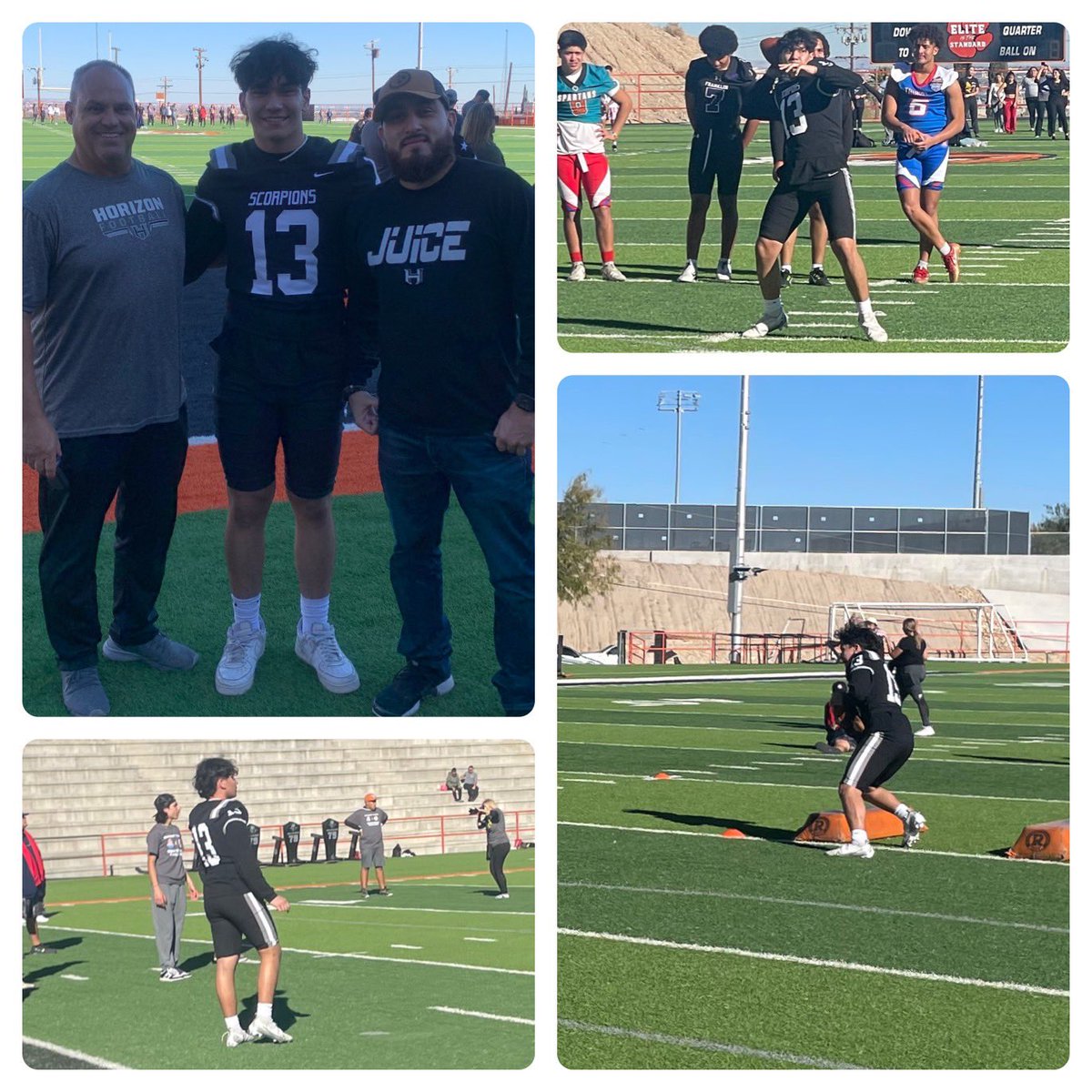 The dude Oliver Apa at the Stansbury QB Challenge. #scorpionstrong @DrJuanlMartinez @txstop @Mesquita_HHS