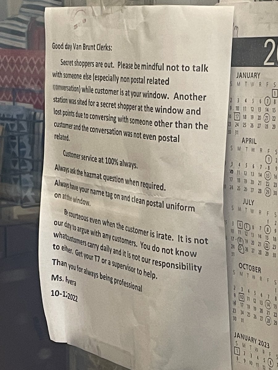 KathyParkPrice's tweet photo. So many mysteries in this memo at the Brooklyn post office. What’s the hazmat question? #vanbrunt https://t.co/6lshUUCiA1