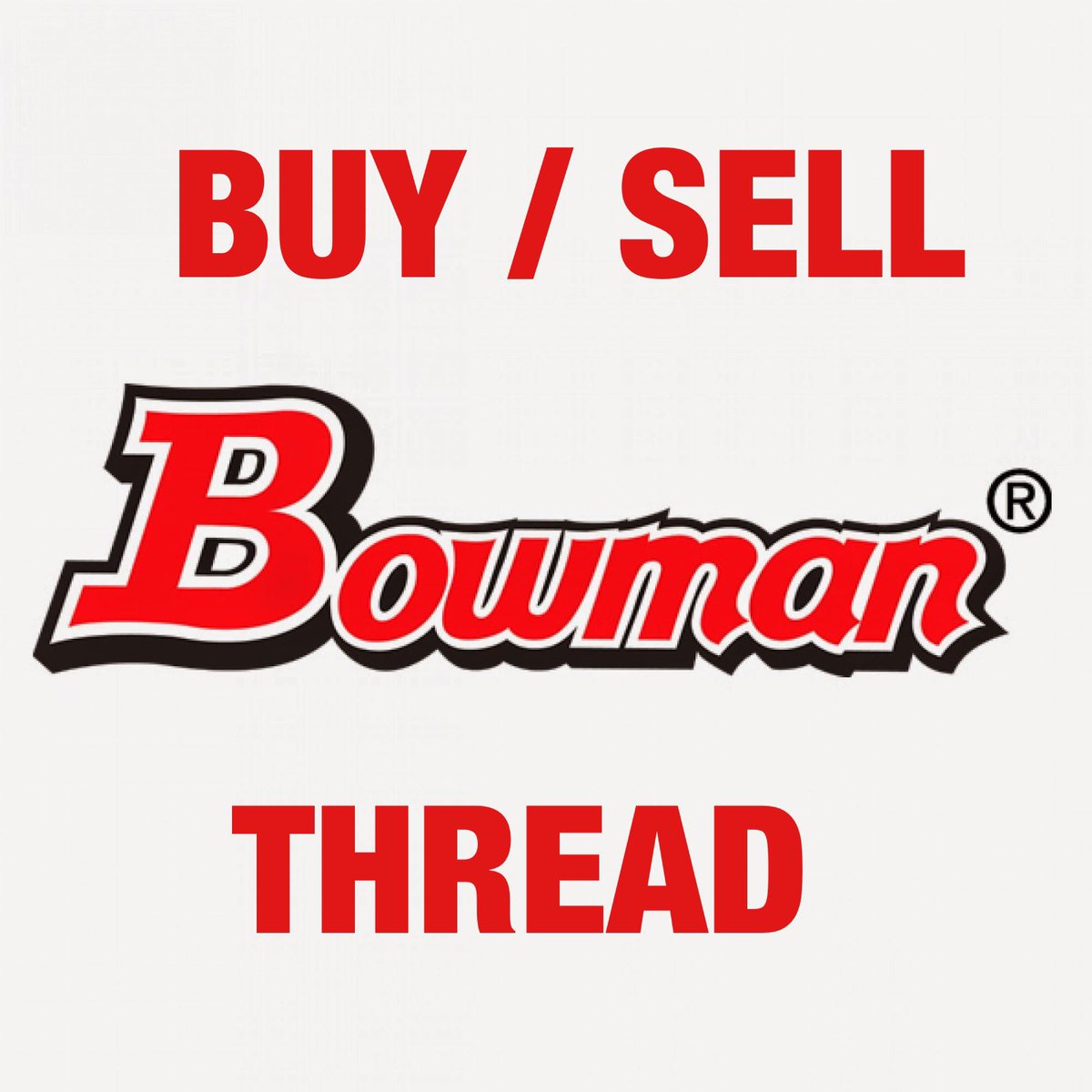 certifiedcards's tweet image. 🚨BOWMAN ONLY Buy/Sell/Trade Thread

Clear pics, good prices :)

Post your BOWMAN cards you have for sale or trade below 👇