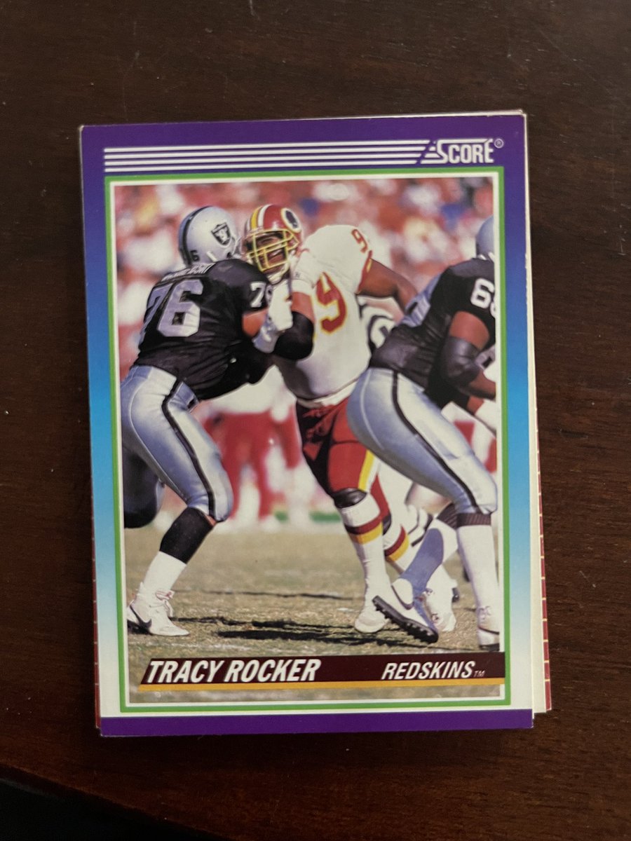 Sorting through a box of old football cards and I found @KumarRocker’s dad’s rookie card.