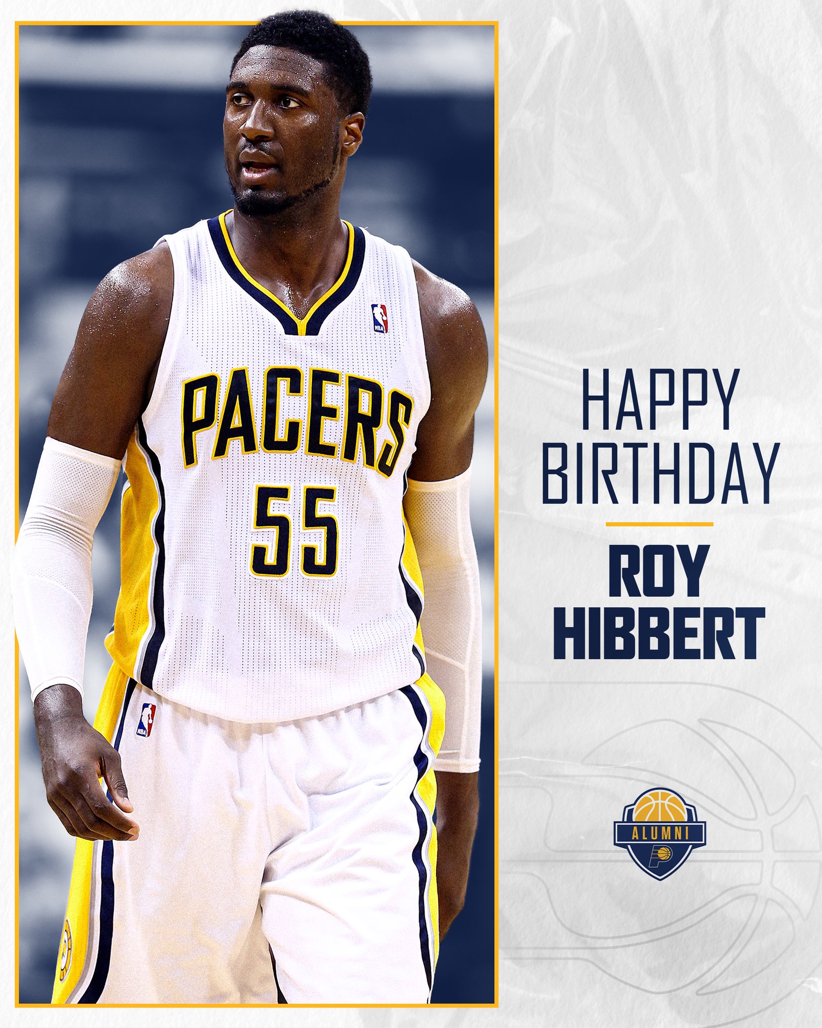 Happy birthday to the one and only Roy Hibbert! 