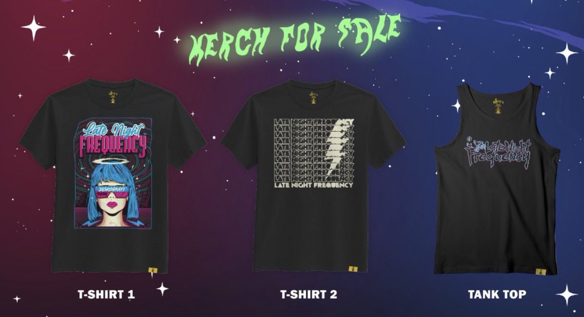 LNFrequency's tweet photo. AWOOOOOOOO #LateNightPeople Penang!!! Jangan lepaskan peluang untuk dapatkan merch dan album fizikal #Diskografi di #PestaLuas @my_luas USM Penang malam ini! Nanti lepak bergambar sekali kat booth lepas show AWOOOOOO! https://t.co/5MWgOclbu8