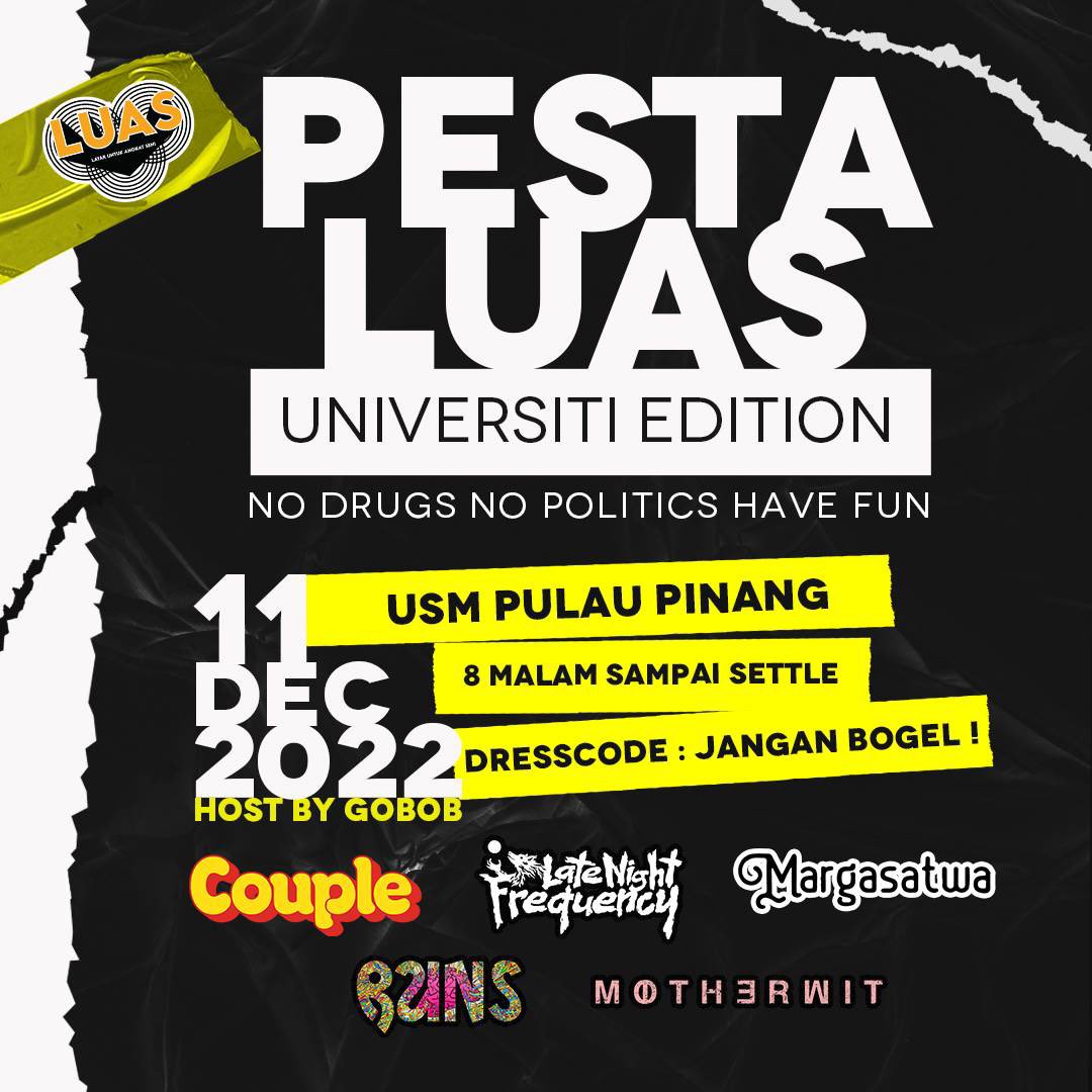 LNFrequency's tweet photo. AWOOOOOOOO #LateNightPeople Penang!!! Jangan lepaskan peluang untuk dapatkan merch dan album fizikal #Diskografi di #PestaLuas @my_luas USM Penang malam ini! Nanti lepak bergambar sekali kat booth lepas show AWOOOOOO! https://t.co/5MWgOclbu8