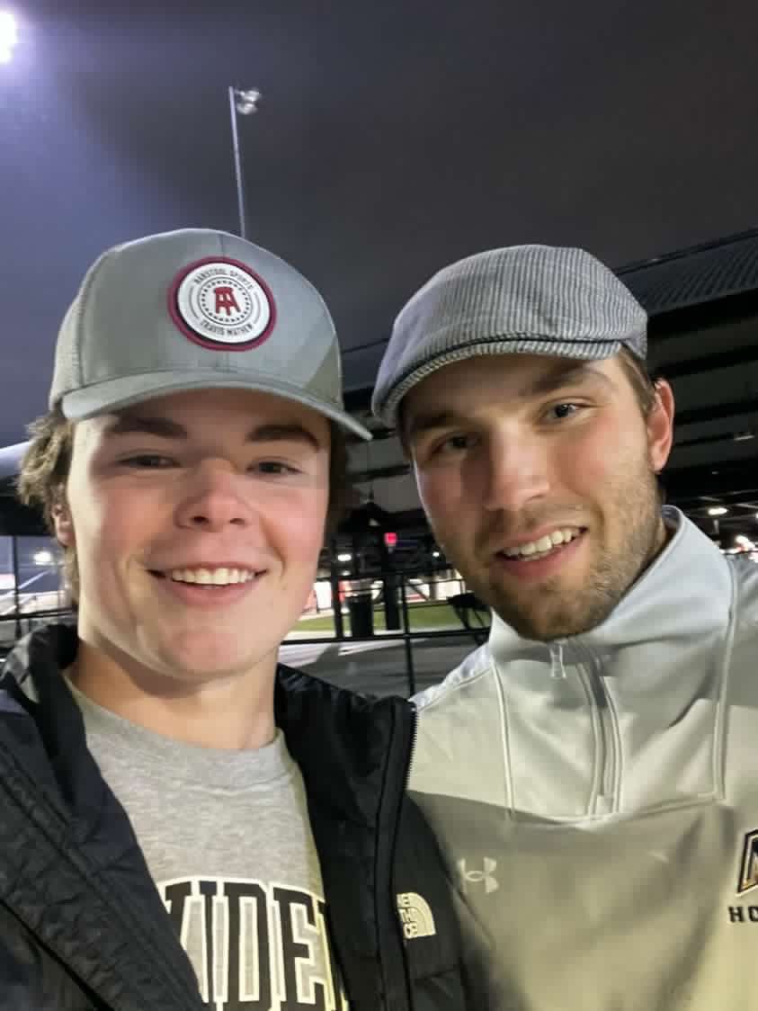 Great to see <a href="/ChrisMcGarvey2/">Chris McGarvey</a> after a big W. Lots of things have changed in 5 years for both. The most importantly no more orange sneakers.