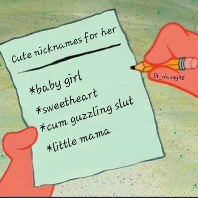 It's the "Cum guzzling slut" for me 🥹🫠🤤 https://t.co/jKCqJRUZBZ