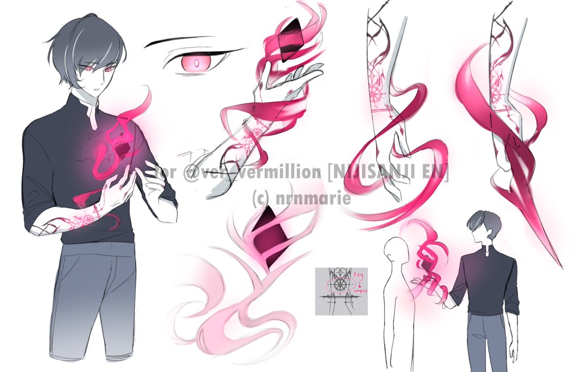 Lore Video sketches and concept art for @Ver_Vermillion !

Any designs shown in the images below are strictly for the liver's use only. (fanwork is okay, just don't copy or claim the designs as your own) #LouVerGallery 