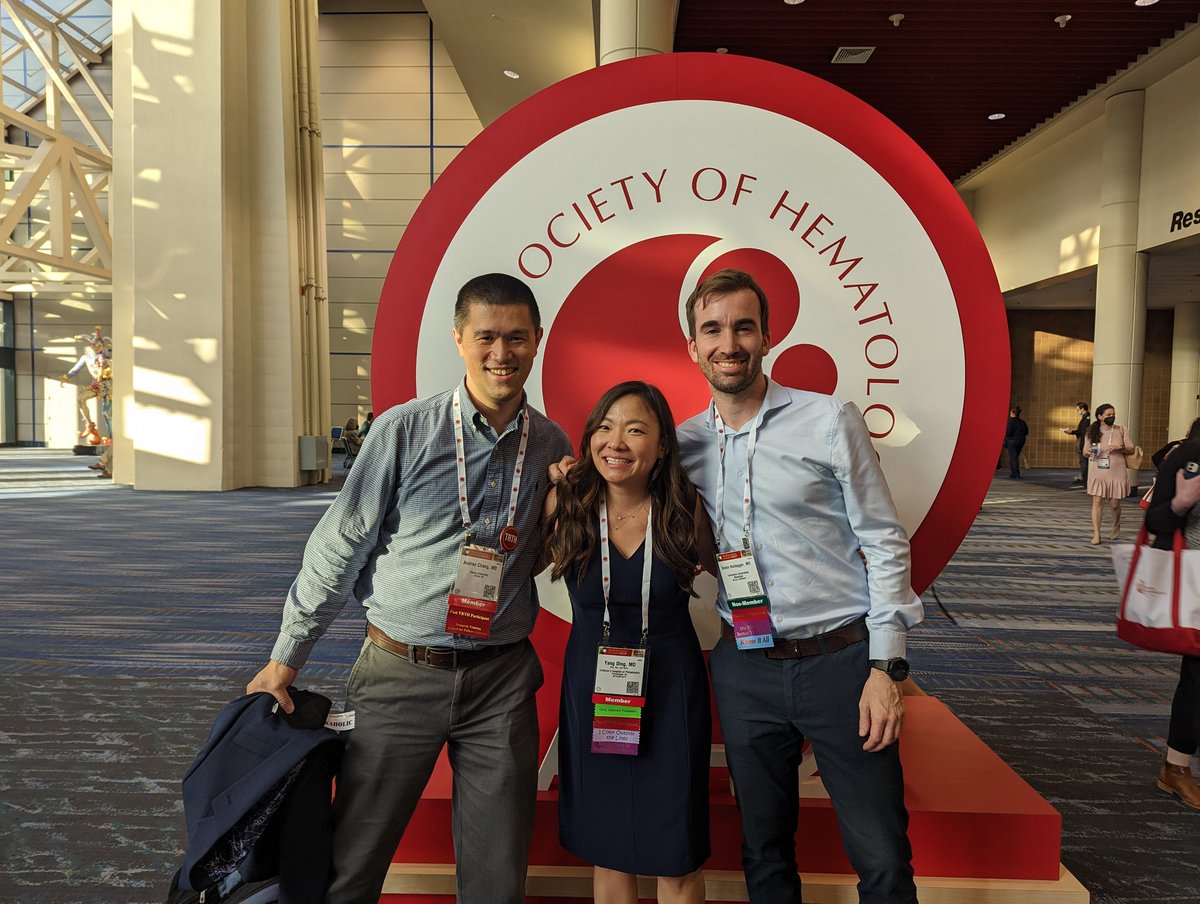 Andres Chang, MD, PhD (@changmdphd) on Twitter photo Always great to see people from my #TRTH class <a href="/HeideggerS_MD/">Simon Heidegger, MD</a> <a href="/YangDing19/">Yang Ding, MD</a>! #ASH22 Always great to see people from my #TRTH class <a href="/HeideggerS_MD/">Simon Heidegger, MD</a> <a href="/YangDing19/">Yang Ding, MD</a>! #ASH22
