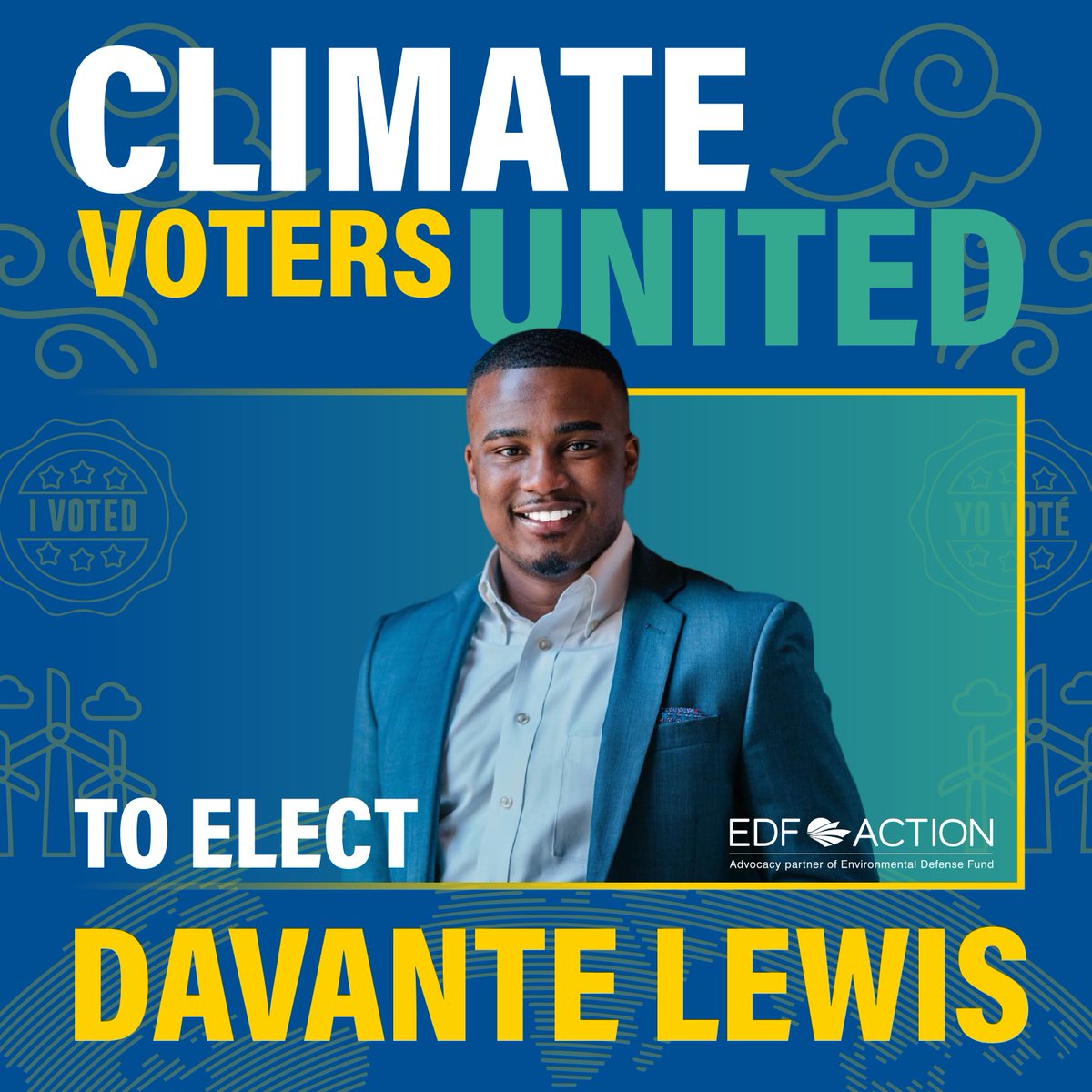 EDFaction's tweet image. Congratulations @davantelewis for being elected Public Service Commissioner in Louisiana District 3! We’re proud to have supported Commissioner-Elect Lewis’ campaign and look forward to working with him on climate progress in Louisiana.