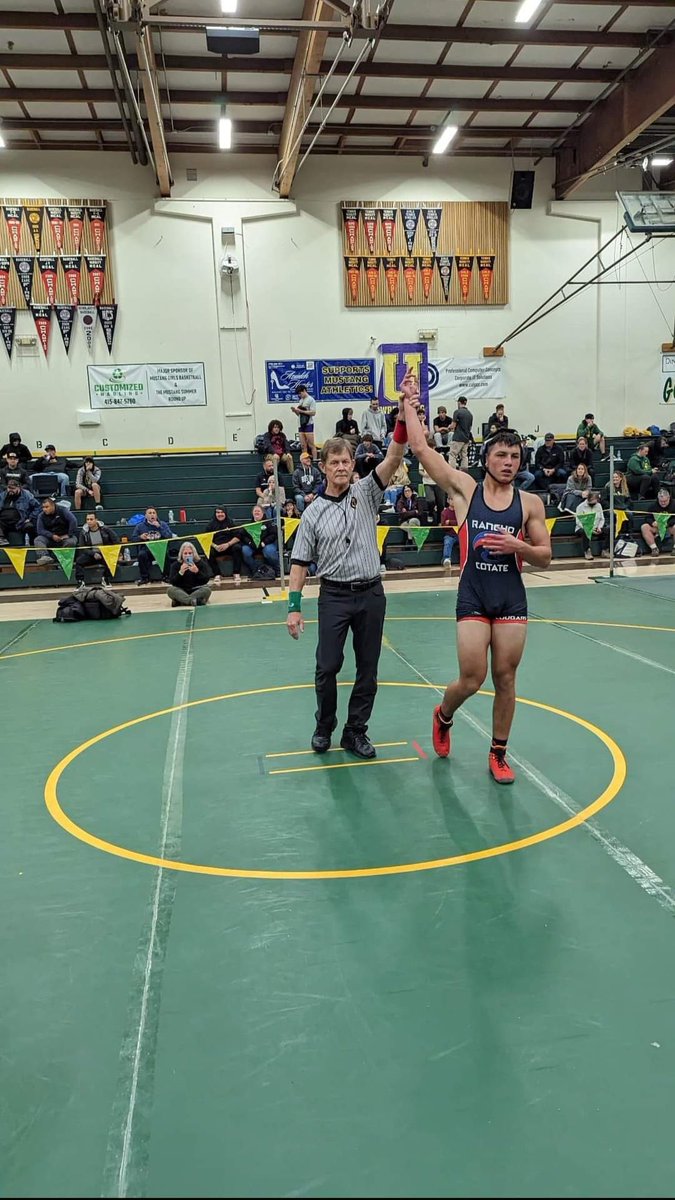 Hard work pays off. Placed 1st at 160lbs in the Green &amp; Gold tournament today. Thank to all my coaches and teammates.