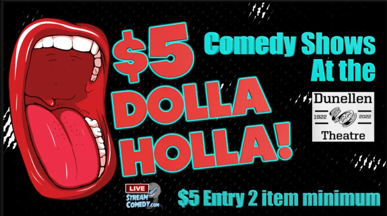 PromoteComedy's tweet photo. 5 Dolla Holla
Thu 22nd Dec 8pm
Dunellen Theatre #NewJersey #UScomedy
@livestreamcomdy
LINE-UP:
Acts TBC
🔥COMEDY TICKETS & INFO🎟
https://t.co/c6nKvf0k9R
#JOKEPIT THE BEST⭐️⭐️⭐️⭐️⭐️INDEPENDENT COMEDY CLUBS NEAR YOU https://t.co/aivHYeyH2z