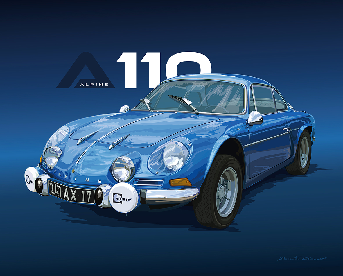 Alpine A110 – Illustration numérique au stylet – tirages d’art disponibles disponible dans la boutique - damiencharrit.com/collections/af…

#alpine #illustration #car #poster #voitureancienne  #voituredereve