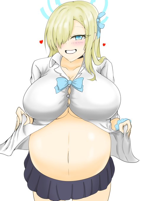 ボテ見せアスナちゃん 