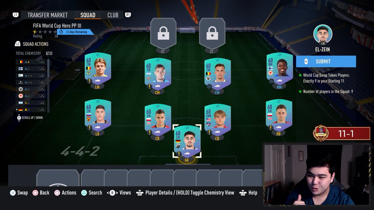 🔴 We are LIVE: twitch.tv/kyrenfc

- 25 swaps tokens unlocked ✅
- Opening our FIFA World Cup Hero 1 of 4 PP
- Our final 8 FUT Champs games
- 3x 1 of 4 84+ PPs
- 87+ Base/Mid ICON Pack

Going away soon so probably our last stream for a while, let's make it a good one 😁