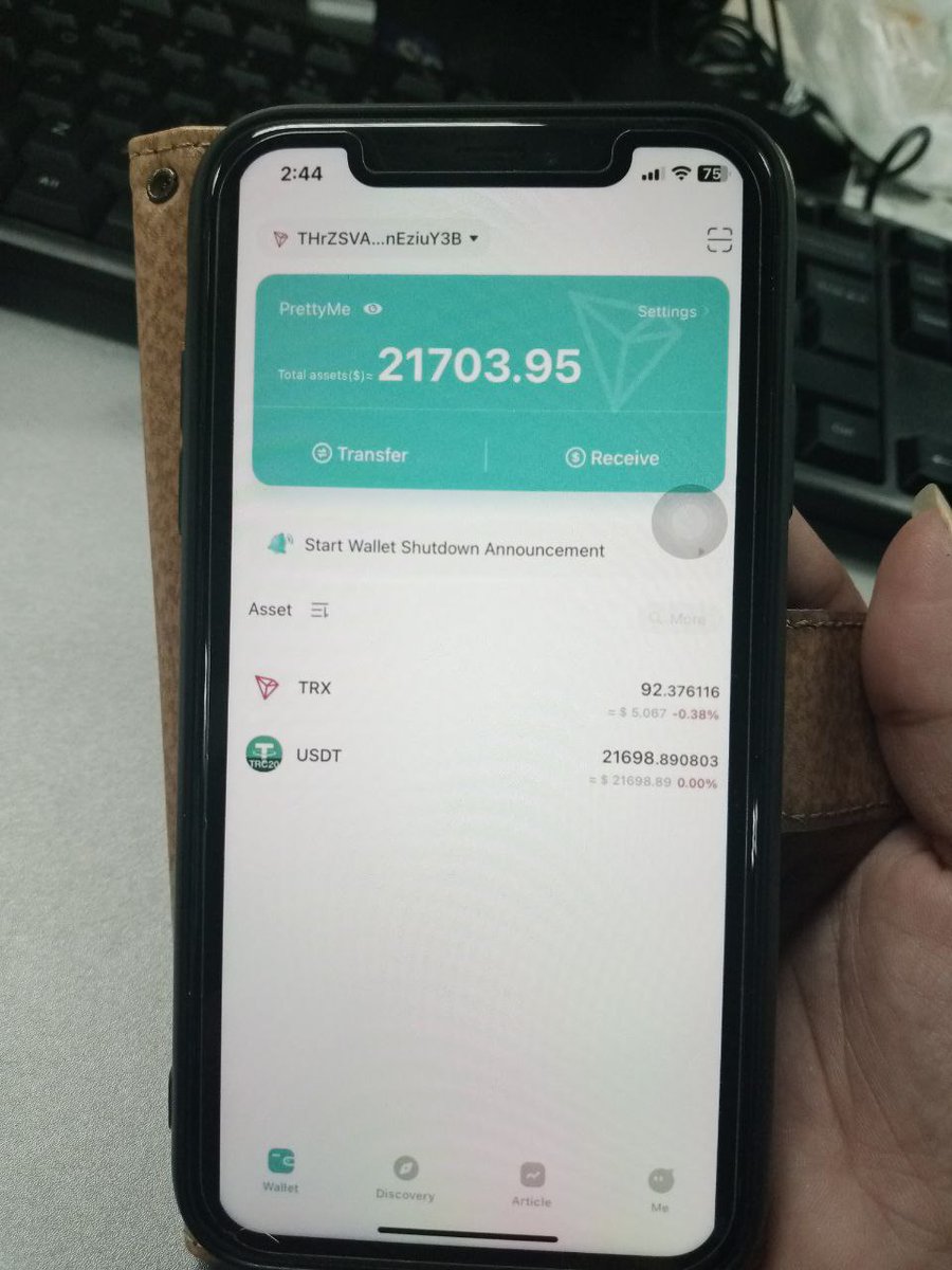 If you have a little usdt and you're looking for a passive and lifetime source of income i can teach you how to earn USDT 3 times a day daily DM me if you're interested .📩✨

#StartWallet #USDTether #InstantUSDT