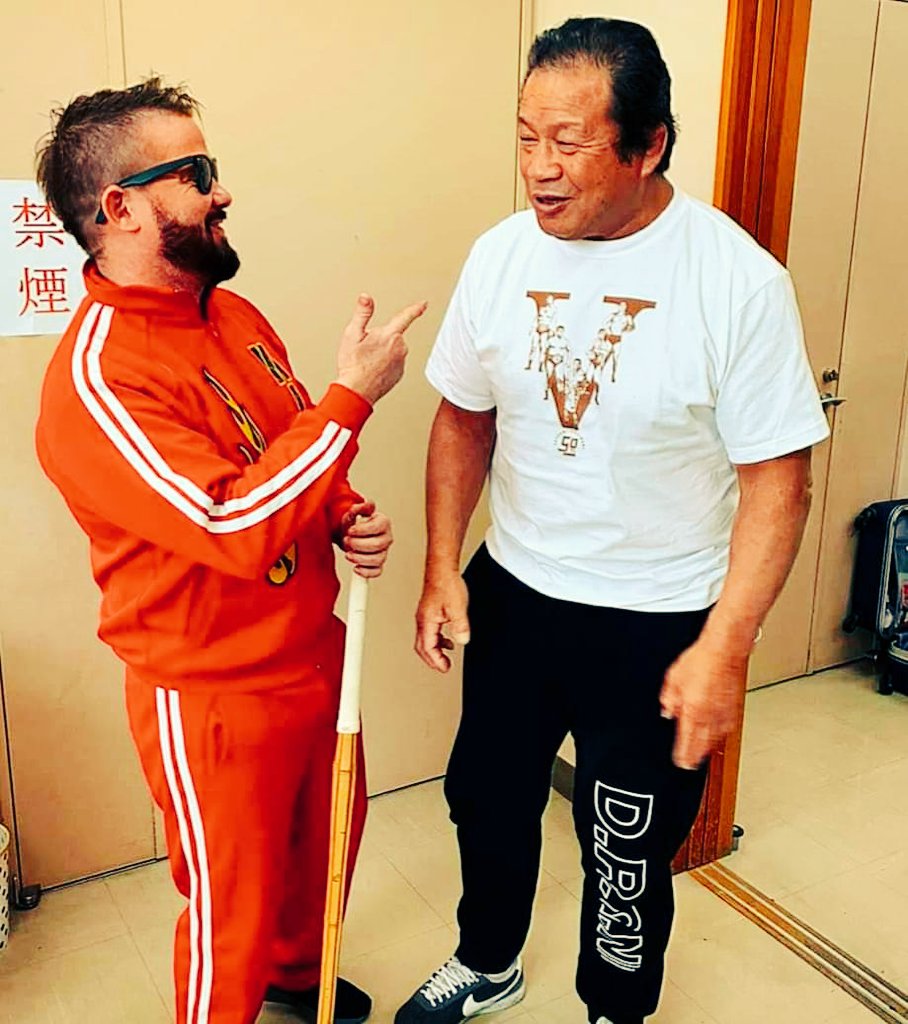 RyukyuDogDingo's tweet image. 藤波辰巳さん。いつもマイヒーロー