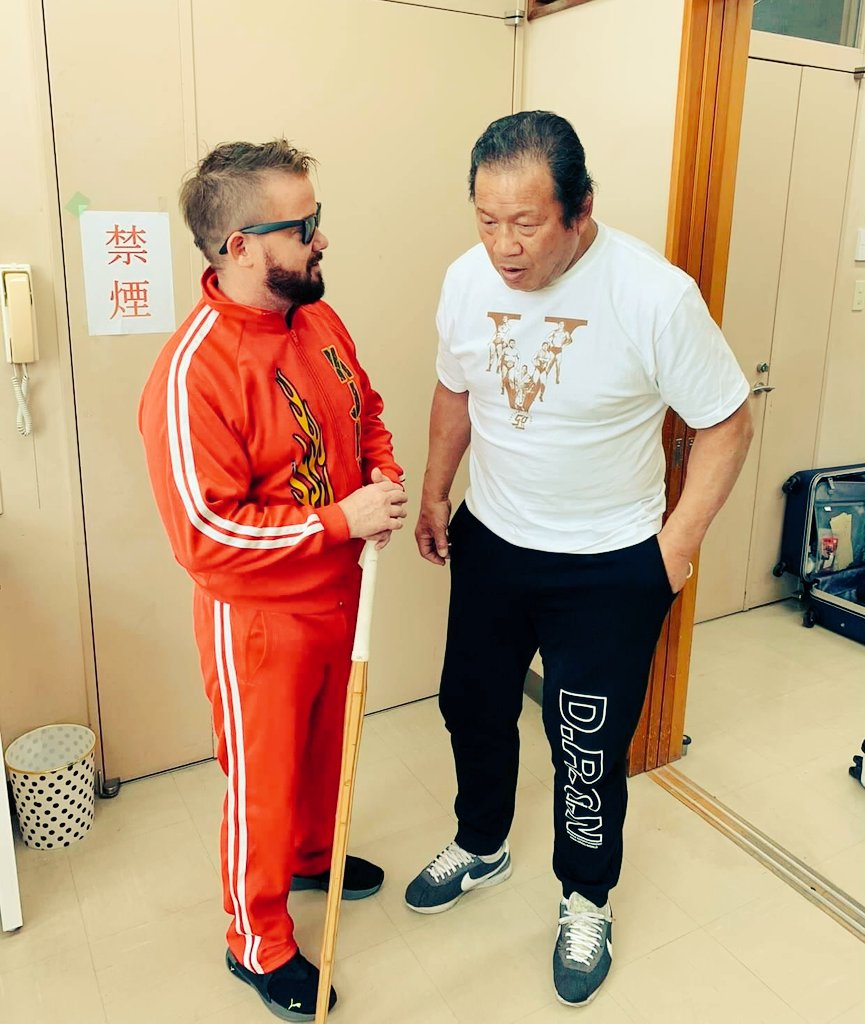 RyukyuDogDingo's tweet image. 藤波辰巳さん。いつもマイヒーロー