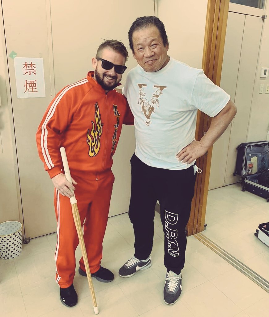 RyukyuDogDingo's tweet image. 藤波辰巳さん。いつもマイヒーロー