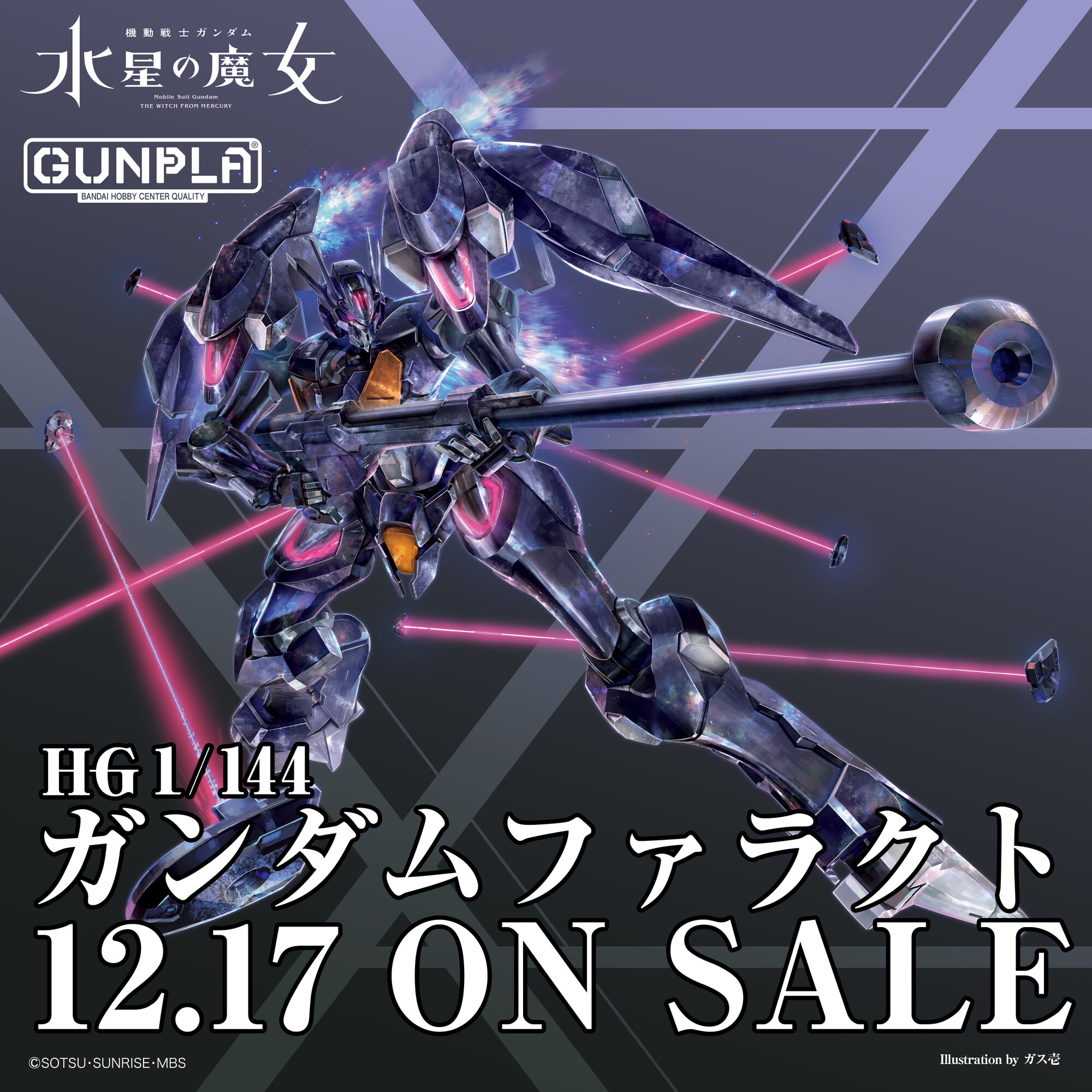 新商品紹介】『HG 1/144 ガンダムファラクト』レビュー