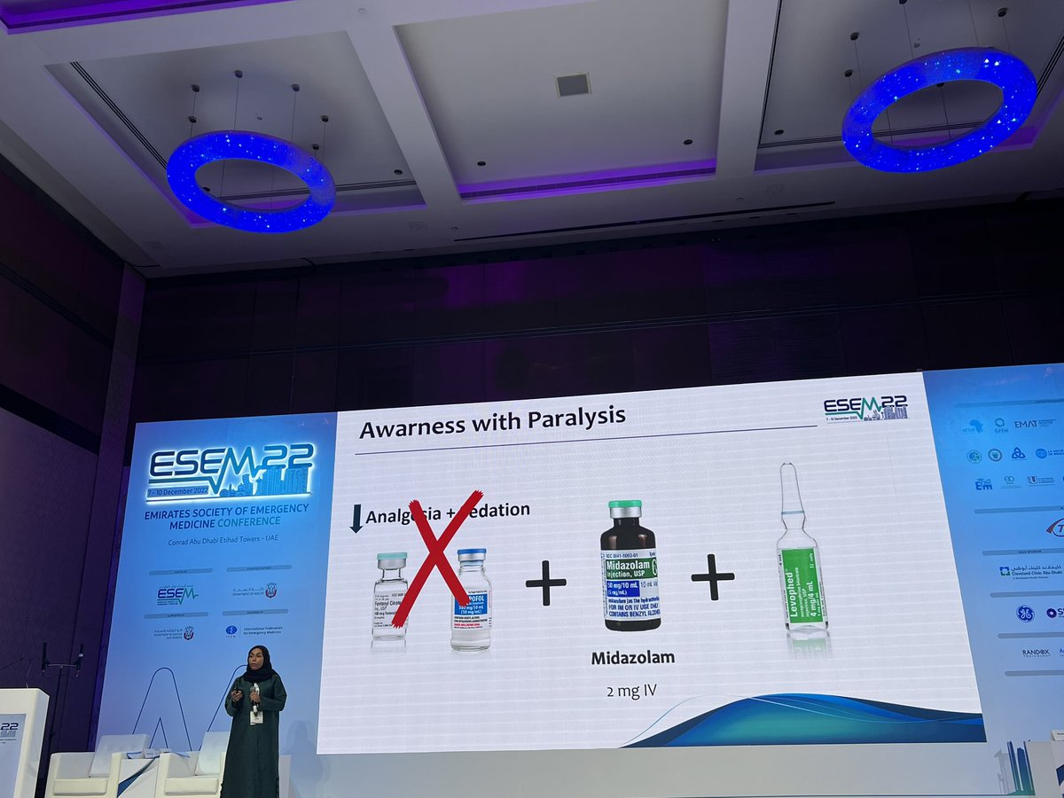 roaa_jamjoom's tweet photo. The trauma guru @NisreenMaghraby walked us through the Trauma-cology (pharmacology) and she nailed it. Learned so much🤓 @UAE_ESEM #ESEM22 @PemSasem @SaudiEmergency https://t.co/FzXlkjDUvb